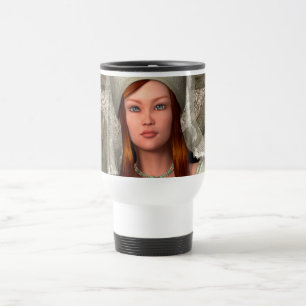 Taza De Viaje Dama Medieval