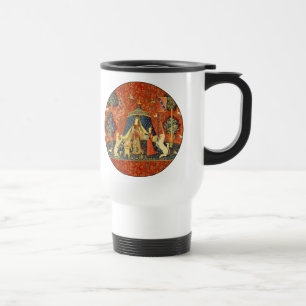 Taza De Viaje Dama y Unicornio Tapiz Medieval: Arte Francés