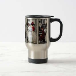Taza De Viaje damas victorianas de época