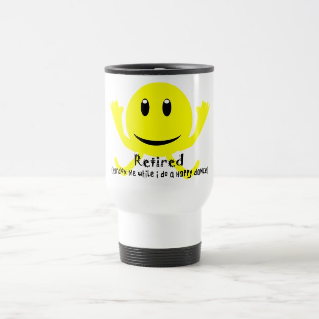Taza De Viaje DANZA FELIZ AMARILLA "jubilada" (Centro)