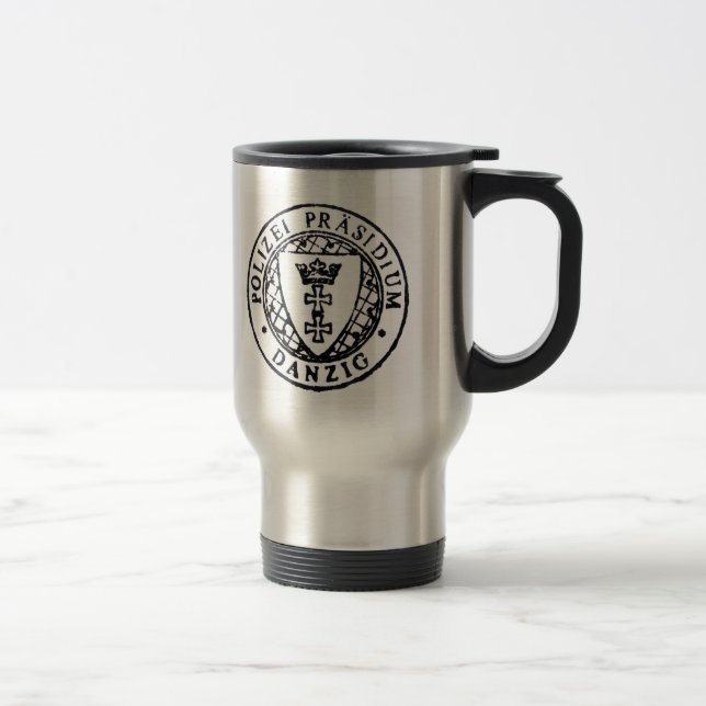 Taza De Viaje Danzig Altes Stempel (Derecha)