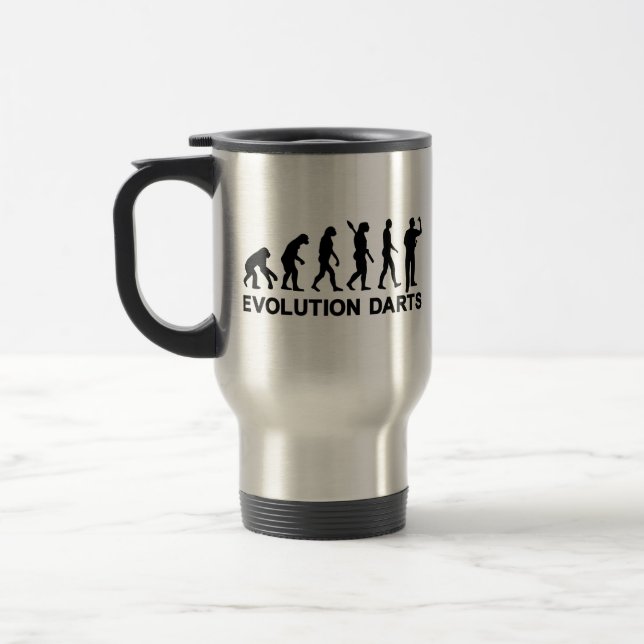 Taza De Viaje Dardos de la evolución (Izquierda)