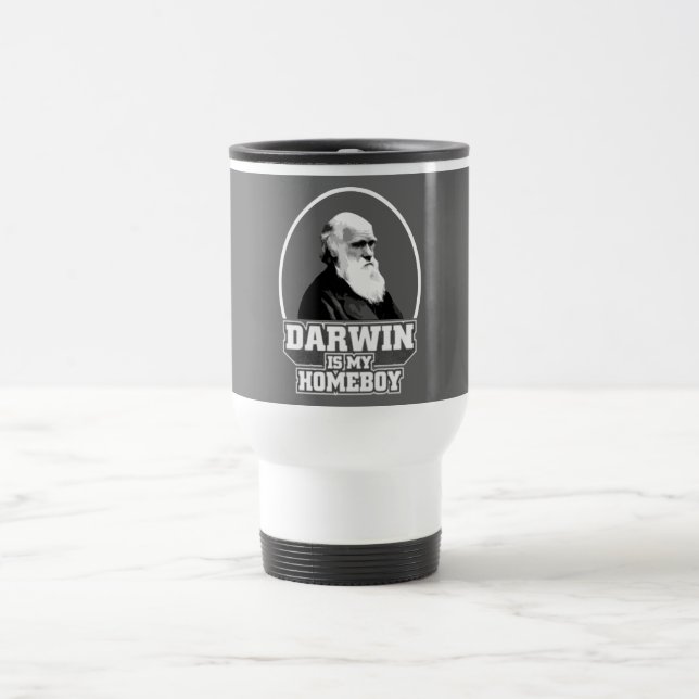 Taza De Viaje Darwin es mi Homeboy (Centro)