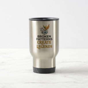 Taza de viaje de acero inoxidable motivacional