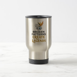 Taza de viaje de acero inoxidable motivacional