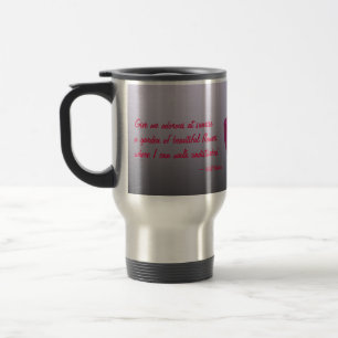 Taza de viaje de aluminio de tulipanes de Walt Whi