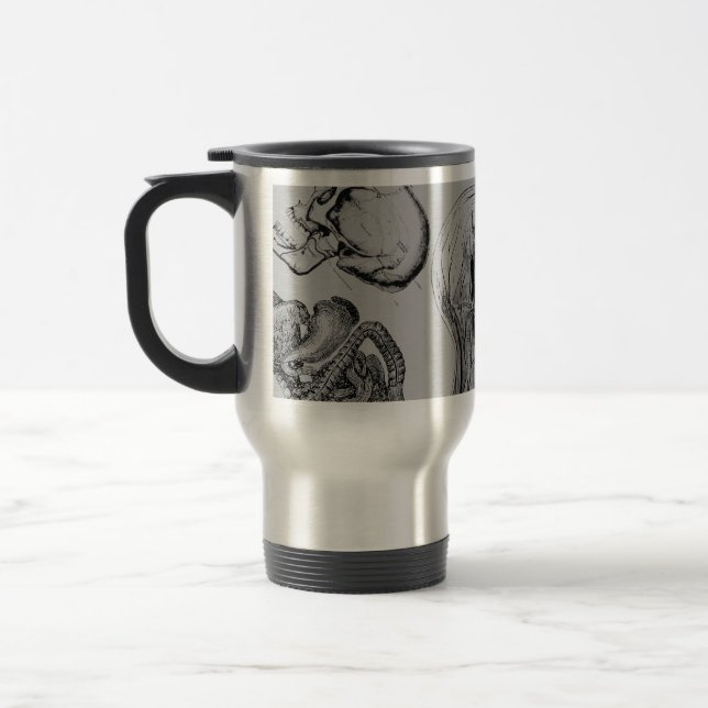 Taza de viaje de anatomía (Izquierda)