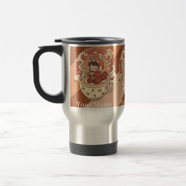 Taza de viaje de aventuras del Panda Rojo (Izquierda)