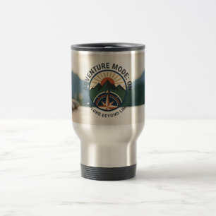 Taza de viaje de aventuras – Montaña de acero inox