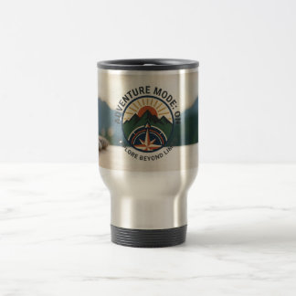 Taza de viaje de aventuras – Montaña de acero inox
