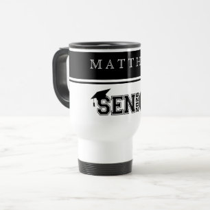 Taza de viaje de café para graduado