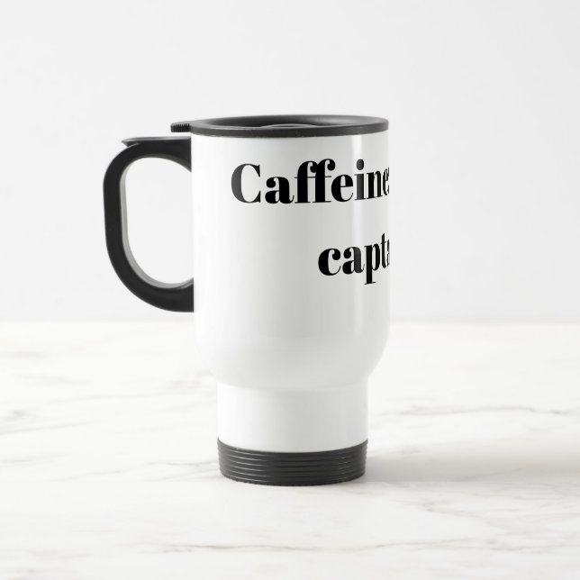 Taza de viaje de cafeína (Izquierda)
