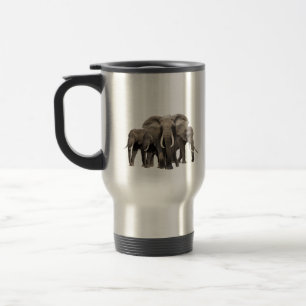 Taza de viaje de elefante africano