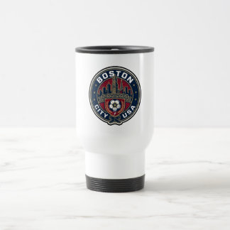 Taza de viaje de fútbol de Boston Taza de café par