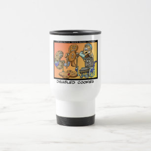 Taza de viaje de galletas discapacitadas