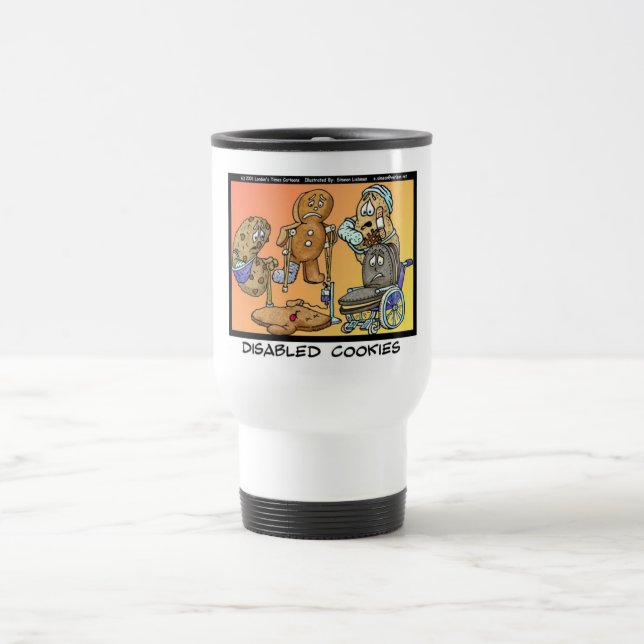 Taza de viaje de galletas discapacitadas (Centro)