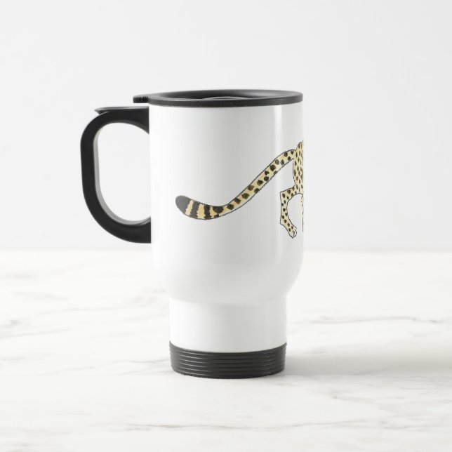 Taza de viaje de guepardo de Rock'n'roll (Izquierda)