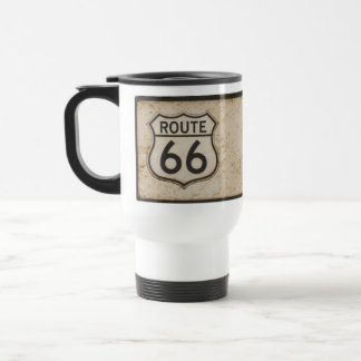 Taza de viaje de la ruta 66 vintage
