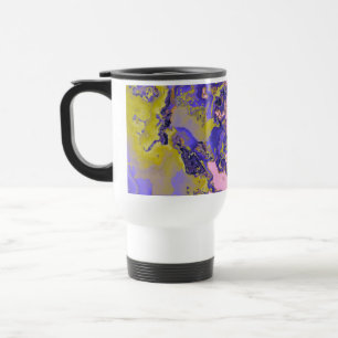 Taza de viaje de mármol radiactivo