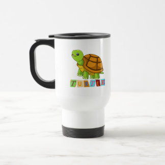 Taza de viaje de naturaleza de vida marina del océ