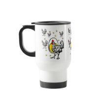 Taza de viaje de pollo Roseanne