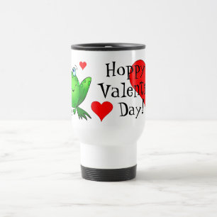 Taza de viaje de rana de dibujos animados lindos d