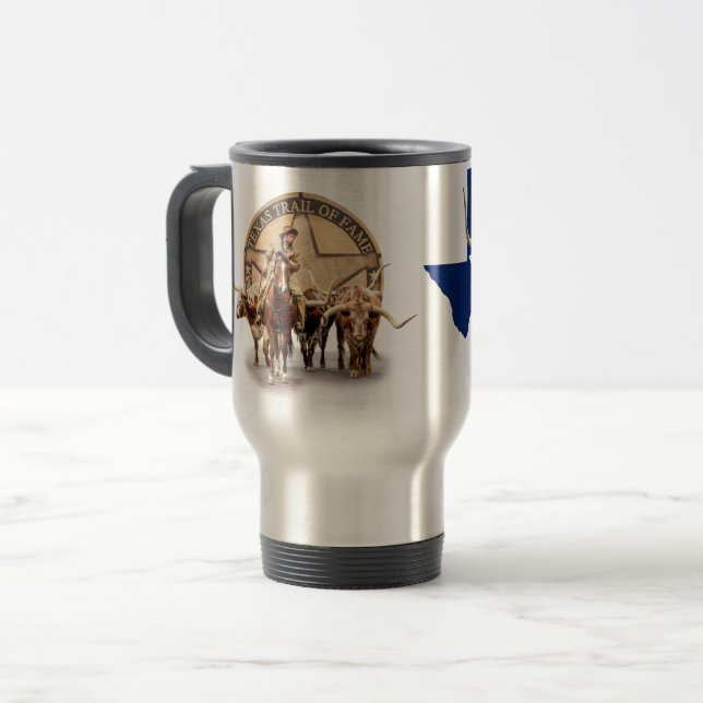 Taza de viaje de Texas Longhorns (Anverso izquierdo)