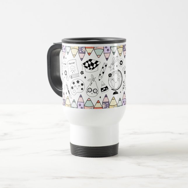 Taza De Viaje De vuelta a la escuela (Anverso izquierdo)