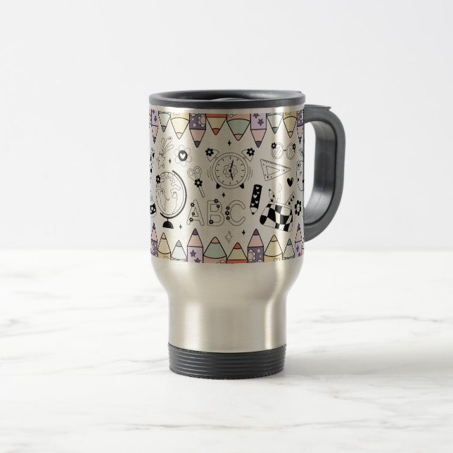 Taza De Viaje De vuelta a la escuela (Anverso derecho)