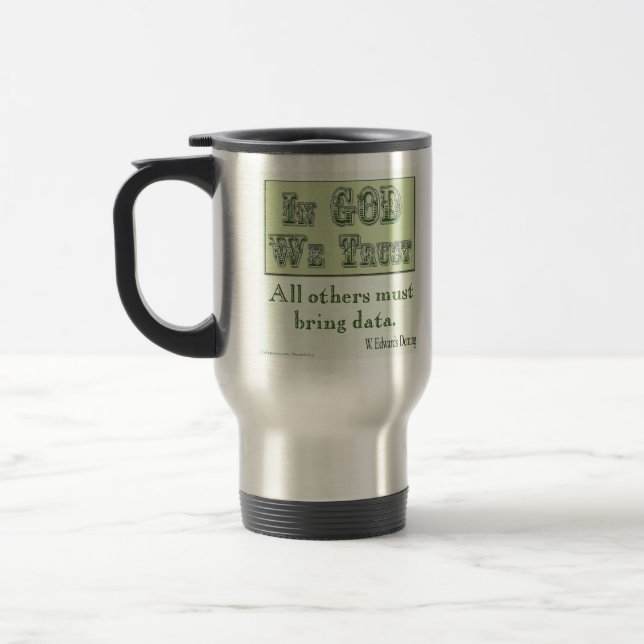 Taza De Viaje Debe traer la mugre de datos (Izquierda)