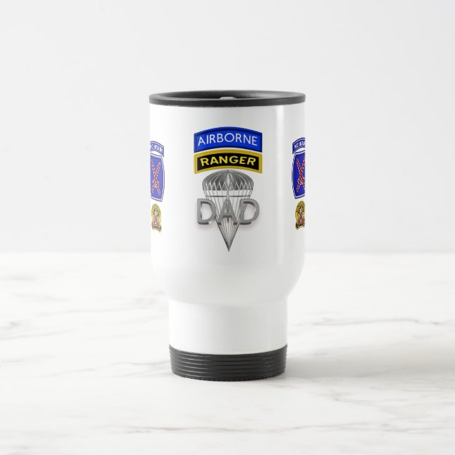 Taza De Viaje Décimo Ranger Airborne de Montaña (Centro)