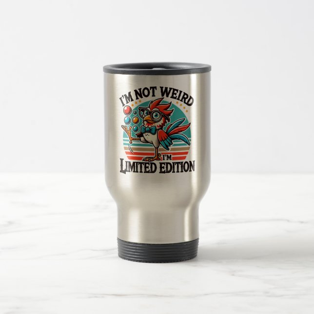 Taza De Viaje Declaración de Feathered Flair (Centro)