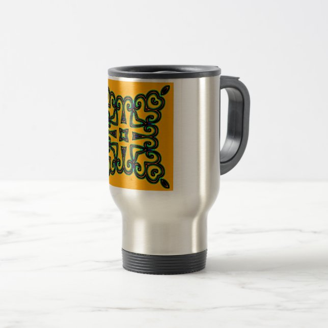 Taza De Viaje Decorativo (Anverso derecho)
