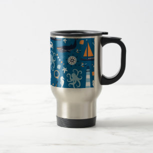 Taza De Viaje Deep Blue All Things Nautical