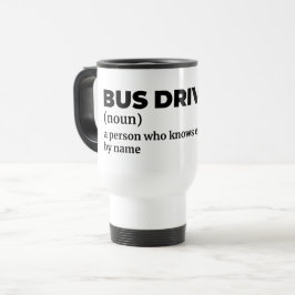 Taza De Viaje Definición de capitán de bus de entrenador