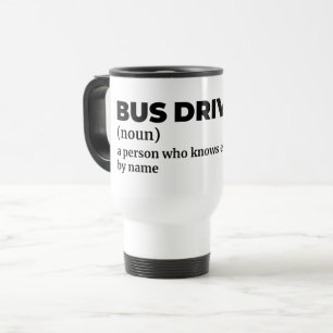 Taza De Viaje Definición de capitán de bus de entrenador