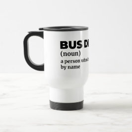 Taza De Viaje Definición de capitán de bus de entrenador