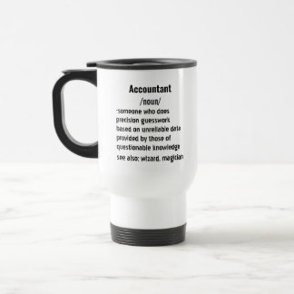 Taza De Viaje Definición de Contador Divertido regalos para homb
