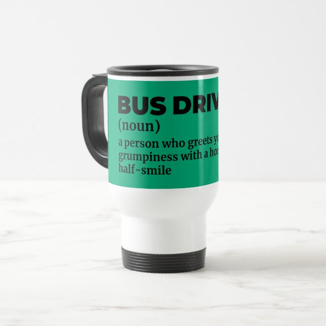 Taza De Viaje Definición de controlador de transporte público (Anverso izquierdo)