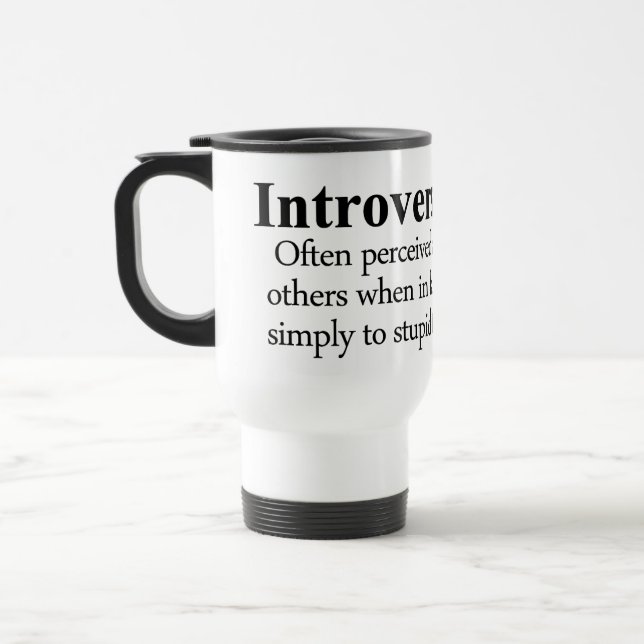 Taza De Viaje Definición de la introversión (Izquierda)