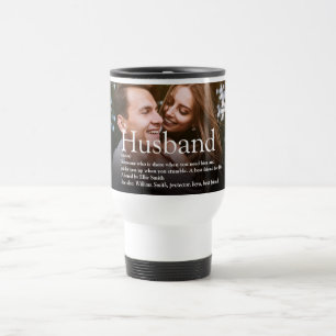 Taza De Viaje Definición de mejor marido del mundo foto