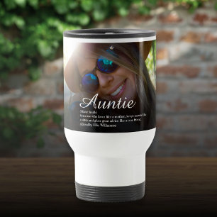 Taza De Viaje Definición de tía favorita de foto moderna