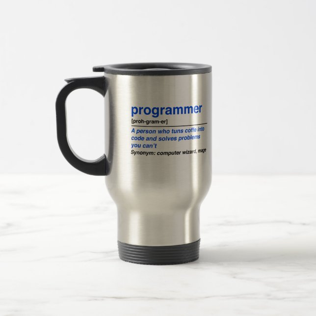 Taza De Viaje Definición del programador (Izquierda)