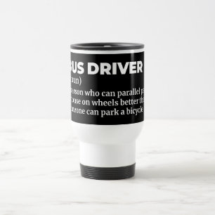 Taza De Viaje Definición divertida del controlador de bus