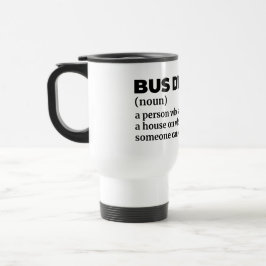 Taza De Viaje Definición divertida del operador de tránsito