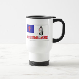 TAZA DE VIAJE DEJAR COMENZAR LAS PRÓXIMAS CRUSADAS