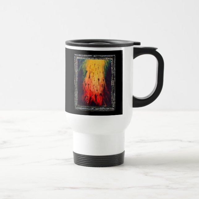 Taza De Viaje Dejar La Oscuridad Entrar En La Luz (Derecha)