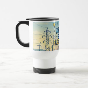 Taza de viaje del mejor electricista del mundo 