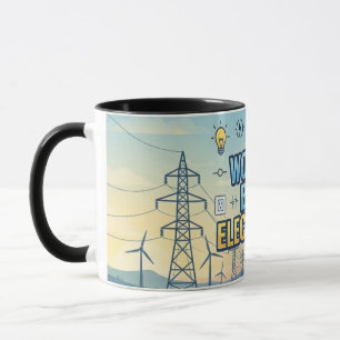 Taza de viaje del mejor electricista del mundo 