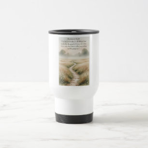 Taza de viaje del versículo bíblico de Romanos 8:2